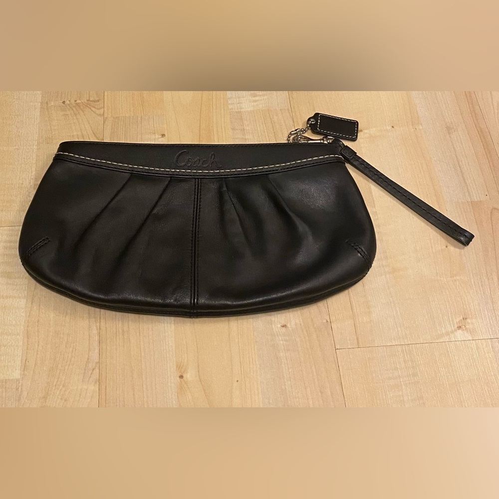 Black new like coach - full leather